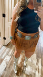 Round Up Fringe Skort