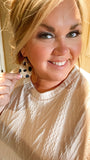 Dot teardrop earrings-PREORDER