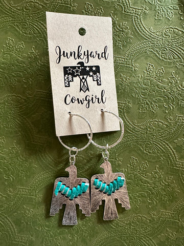 Thunderbird Hoop Earrings