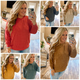 Cozy Cabin Oversized Tops-6 colors