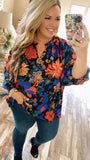 Midnight Floral Top