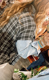 Nash Plaid & Denim Shacket